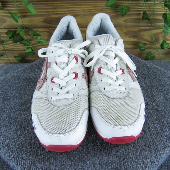 ASICS Men's Ronnie Feig Lyte III Sneaker White Leather Size 11 Medium Used 2025 - Picture 2 of 7